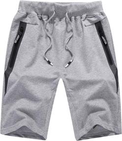 img 4 attached to 👖 Comfortable Sitmptol Cotton Sweatpants: Drawstring, Pockets - Boys' Clothing Shorts