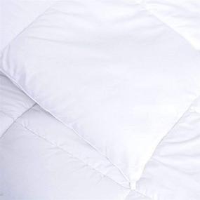 img 1 attached to MANZOO Queen Comforter Siliconized Alternative