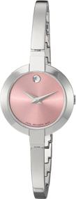 img 4 attached to ⌚ Стильные часы Movado Women's 0606596 Bela из нержавеющей стали для модниц