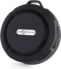 img 3 attached to 🚤 Enhance Your Boating Adventures: Life Mounts Weatherproof Bluetooth Boat Speaker with Patented Flex Mount (Black)