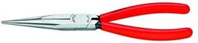 img 4 attached to 🔧 Инструменты KNIPEX - Длиннозубцевые плоскогубцы красного цвета 8 дюймов без режущего инструмента (модель 3811200)