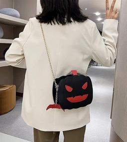 img 1 attached to QZUnique Halloween Novelty Shoulder Crossbody Women's Handbags & Wallets and Shoulder Bags