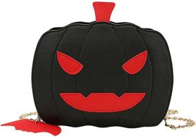 img 4 attached to QZUnique Halloween Novelty Shoulder Crossbody Women's Handbags & Wallets and Shoulder Bags