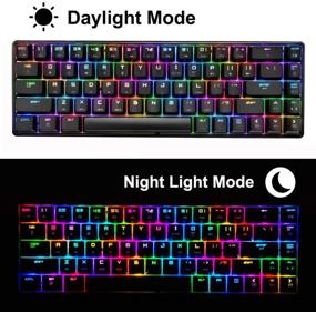 img 2 attached to 🎮 Ultimate Gaming Bundle: 60% Mechanical Keyboard, Backlit Effects, Honeycomb Mouse, and Mousepad - Ideal for Gamers and Typists (Black)