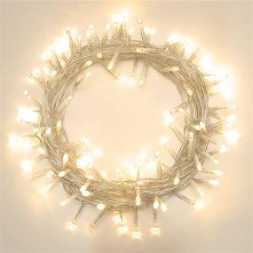 img 4 attached to 🔆 LIOPEED 42ft 120 LED Battery Operated String Lights with Timer, IP65 Waterproof Outdoor Fairy Lights - 8 Modes for Bedroom, Garden, Party, Xmas Tree - Indoor and Outdoor Decorations in Warm White