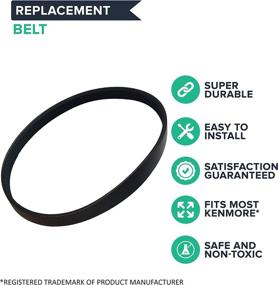 img 3 attached to 🔧 High-Quality Replacement Vacuum Belt for Kenmore Models - Compatible with Kenmore Part # 20-5218 - Fits CB3, CB-3, Powermate Models - Pack of 2 - Bulk Purchase