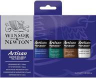 🎨 winsor & newton artisan водоразбавимые масляные краски - набор из 6 штук, по 1,25 унции каждая логотип