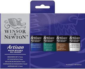 img 4 attached to 🎨 Winsor & Newton Artisan Водоразбавимые масляные краски - Набор из 6 штук, по 1,25 унции каждая