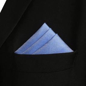 img 3 attached to 💼 Shlax Wedding Pocket Squares for Business