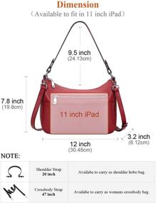 img 1 attached to Stylish and Practical OVER EARTH Soft Leather Handbags for Women: Multi-Pocket Crossbody Purses and Shoulder Bags