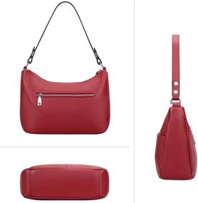 img 2 attached to Stylish and Practical OVER EARTH Soft Leather Handbags for Women: Multi-Pocket Crossbody Purses and Shoulder Bags