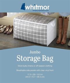 img 1 attached to 📦 Maximize Space with the Whitmor Zippered Jumbo Storage Bag