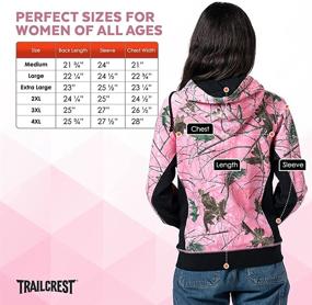 img 1 attached to 👚 TrailCrest Women’s Full Zip Up Hoodie Sweatshirt: Casual Fashion Sweater Hooded Jacket for Stylish Comfort