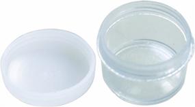 img 1 attached to Small Plastic Cosmetic Containers 5 Gram