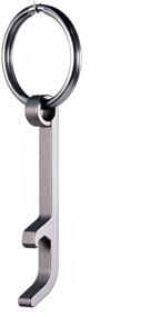 img 2 attached to Xthel XKBO-901 Titanium Keychain Beer Bottle Opener with Stainless Steel Key Rings