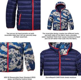 img 1 attached to Eddie Bauer Boys Reversible Jacket Boys' Clothing ~ Jackets & Coats