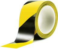 yellow striped waterproof safety marking logo
