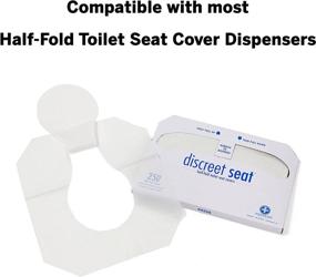 img 1 attached to 🚽 Hospeco Discreet Half Fold Toilet Covers: Premium Hygiene Solution for Restrooms