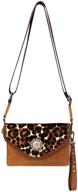 montana west collection crossbody shoulder women's handbags & wallets logo