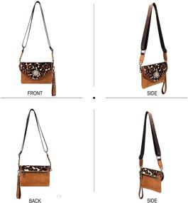 img 1 attached to Montana West Collection Crossbody Shoulder Women's Handbags & Wallets