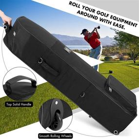 img 1 attached to 🏌️ DAREKUKU Soft Golf Travel Bags: Ultimate Convenience for Golfers on the Move