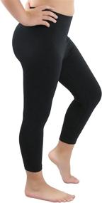 img 4 attached to 👧 Stylish and Comfortable: ToBeInStyle Girls' Basic Full Length Leggings