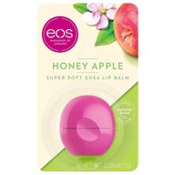 🍯 eos super soft shea lip balm - honey apple, 24 hour hydration, lip moisturizer for dry lips, gluten free, 0.25 oz logo