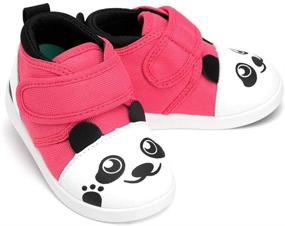img 4 attached to 👟 Ikiki Toddlers Adjustable Squeaker Princess Girls' Shoes: Delightful Comfort with Adjustable Fit!