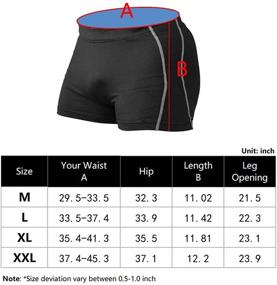 img 1 attached to 🩳 Premium Muscle Alive Mens Bodybuilding Shorts: Polyester and Spandex Blend for Enhanced Performance