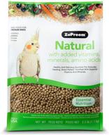 🐦 zupreem 230353 natural medium bird food" - "zupreem natural medium bird food for optimal avian nutrition logo