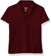 chaps boys' school polo shirt - short sleeve performance logo