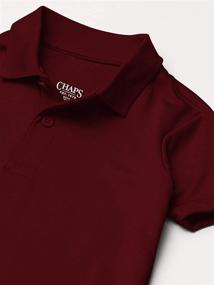 img 3 attached to Chaps Boys' School Polo Shirt - Short Sleeve Performance