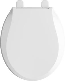 img 1 attached to 🚽 75758 Nightlight, Quiet Close Grip Tight Round Front Toilet Seat