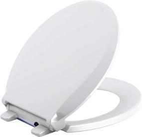 img 3 attached to 🚽 75758 Nightlight, Quiet Close Grip Tight Round Front Toilet Seat