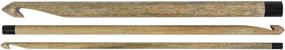 img 3 attached to Набор крючков для вязания из дерева LYKKE Driftwood - премиум чехол из черной кожи: идеально подходит для любителей рукоделия