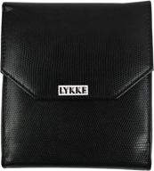 lykke driftwood crochet hook set - premium black leather case: perfect for craft enthusiasts logo