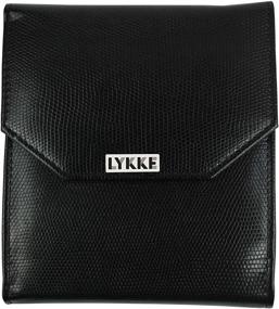 img 4 attached to LYKKE Driftwood Crochet Hook Set - Premium Black Leather Case: Perfect for Craft Enthusiasts
