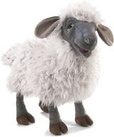 folkmanis bleating sheep puppet plush: engaging and interactive toy for imaginative play логотип