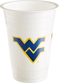 img 1 attached to NCAA Virginia Mountaineers Disposable Plastic