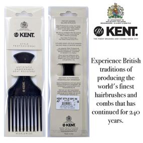 img 1 attached to Kent SPC86 Salon-Style Hair Pick and Barber Comb - Curl-Friendly Hair Pick and Afro 💇 Parting Comb - Hair Care Comb for Thick Hair - Premium Kent Barber Supplies and Hair Comb