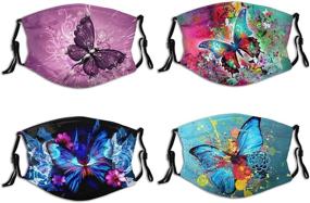 img 4 attached to Butterfly Breathable Adjustable Anti Dust Sun Proof