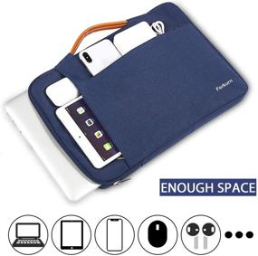 img 3 attached to 👝 Ferkurn Chromebook Case 11.6 inch: Stylish Carrying Sleeve for MacBook Air, Surface Pro, & More