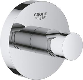 img 4 attached to 🛁 Grohe Essentials Robe Hook 40364001 - Polished Chrome | Enhanced SEO