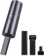 🧹 tyuobox mini vacuum cleaner: handheld cordless usb rechargeable portable for car, keyboard, laptop, sofa - lightweight black 0.8lb logo