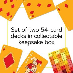 img 3 attached to Lego Brick Playing Cards: Building Fun Meets Classic Games!