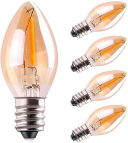 img 4 attached to 💡 Decorative Non-Dimmable Candelabra Incandescent Replacements