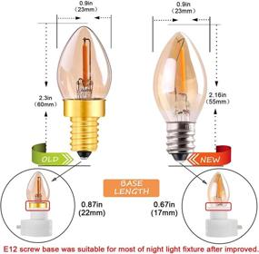 img 2 attached to 💡 Decorative Non-Dimmable Candelabra Incandescent Replacements