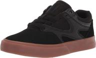 ultimate style and comfort: dc kalis skate black white men's athletic shoes логотип