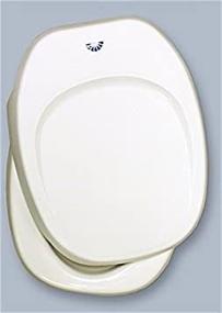 img 2 attached to 🚽 Parchment Thetford 36787 Aqua Magic IV Toilet Seat & Cover