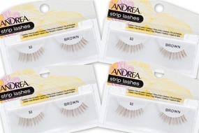 img 4 attached to 💁 Andrea Style 53 False Lashes - Brown (4 Pairs)